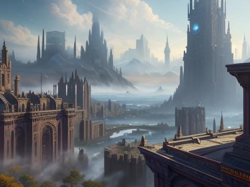 Sheffield could look like this in the Year 3000, according to NightCafe. It does look like spikes on buildings are quite in vogue in the future. 