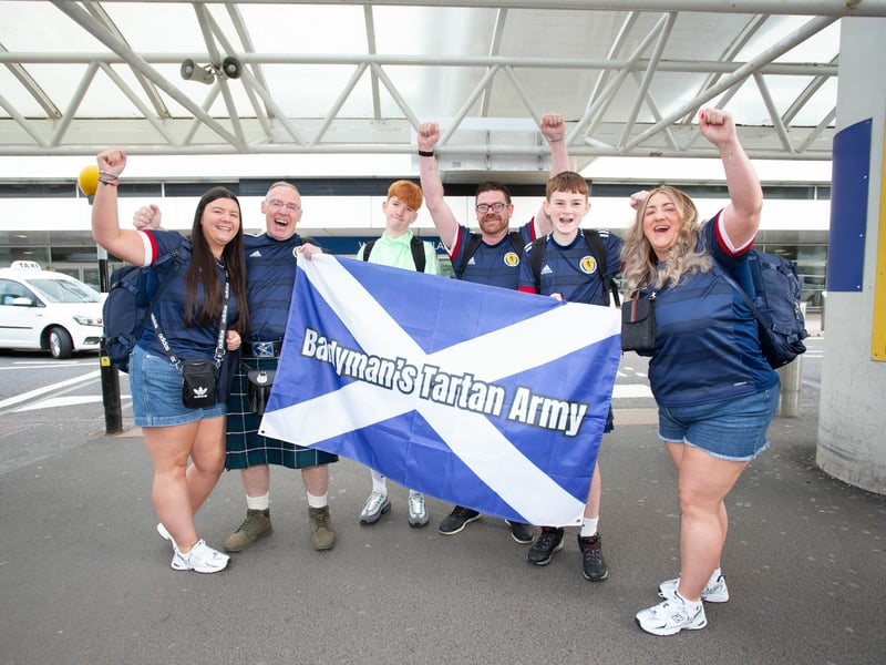 Flag and shirts on show.