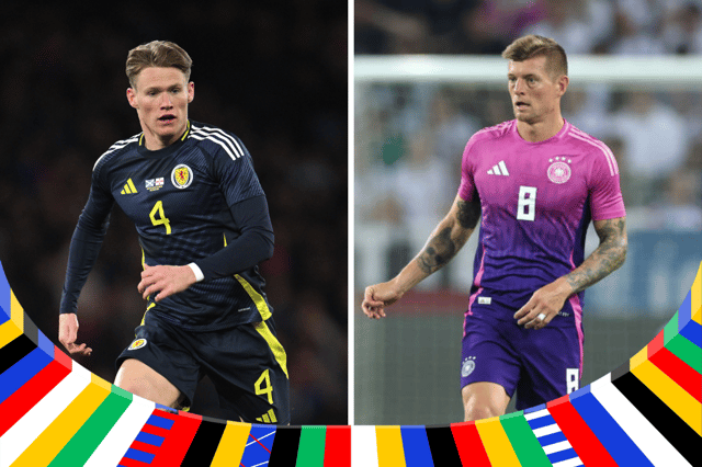 Here's our predicted starting XI for Scotland vs Germany at Euro 2024. Cr. Getty Images.