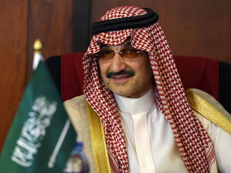 Another member of the Saudi royal family comes fourth with a fortune of around $17 million. Al-Waleed Bin Talal bin Abdulaziz al Saud's money comes from him being the founder, and 95 per cent owner, of the Kingdom Holding Company, a company with investments in companies in the financial services, tourism and hospitality, mass media, entertainment, retail, agriculture, petrochemicals, aviation, technology, and real-estate sectors.