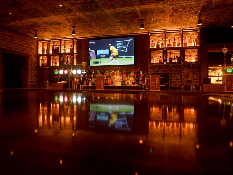 The venue is set to be a hit among sports lover too, with areas dedicated to live sports.