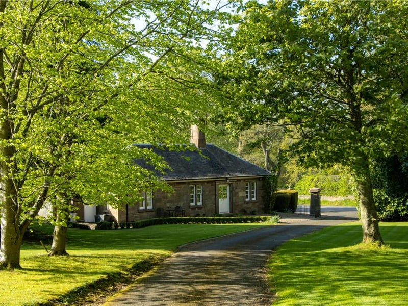 The sale includes a gate lodge with a sitting room, kitchen, bedroom and shower room. This has been used as both a long and short-term let.