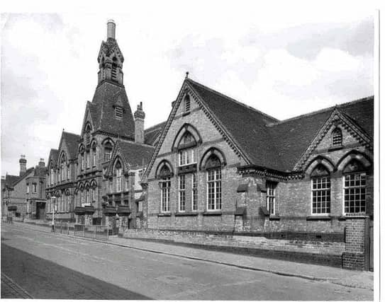 Upper Thomas Street Board School opened in 1878 for over 1000 students. It was reorganised several times, suffered damage in 1940, and finally closed in 1972, replaced by Aston Tower Community Primary School and Nursery. Source: The National Archives