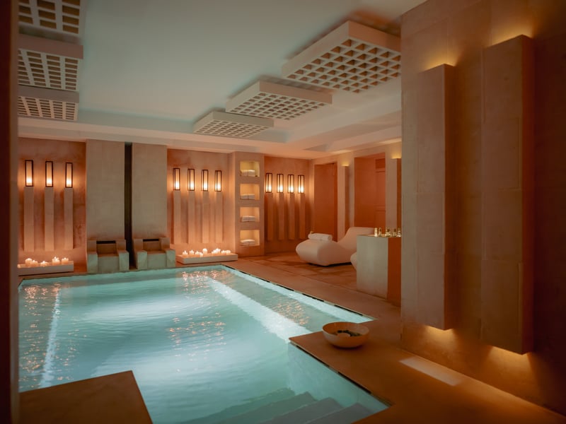 The hotel spa