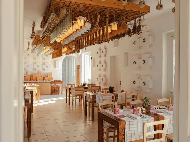 One of the six restaurants at Borgo Egnazia
