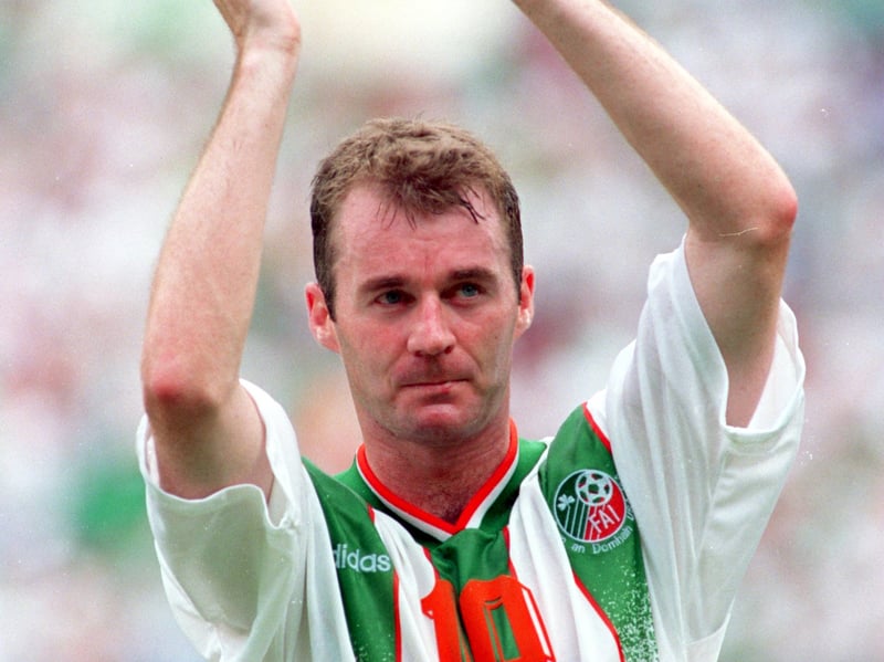 Leeds man Sheridan was the sole Whites representative at Euro '88 where the Irish beat England in their opener but neither team progressed to the knockout stage.