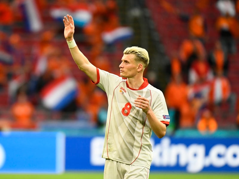 Maverick Gjanni was one of seven Leeds players representing their nations at Euro 2020.