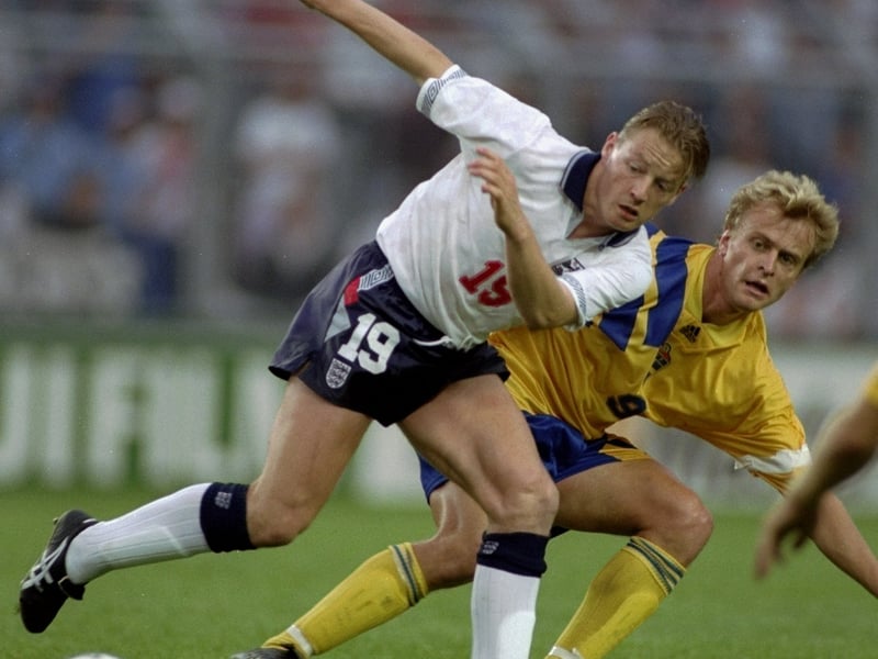 Leeds' tough-tackling title-winning midfielder was a member of Graham Taylor's England squad for the Euros that same year.