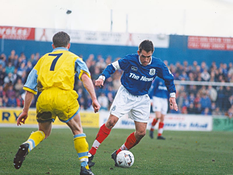 Doesn't like the 'Mad Dog' tag, but says it all about the midfielder's no-nonsense approach. Pompey perhaps didn't see enough of it with 45 appearances between 1995 and 1997.