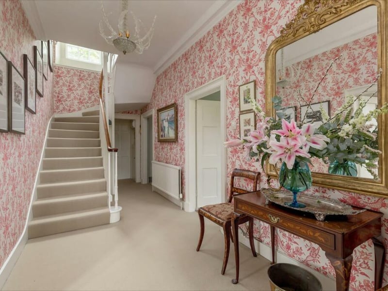 The house's welcoming hallway.