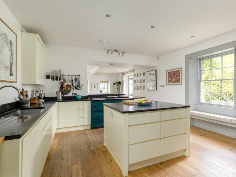 The open plan kitchen/breakfast room is the hub of the house and opens directly to the terrace and garden.