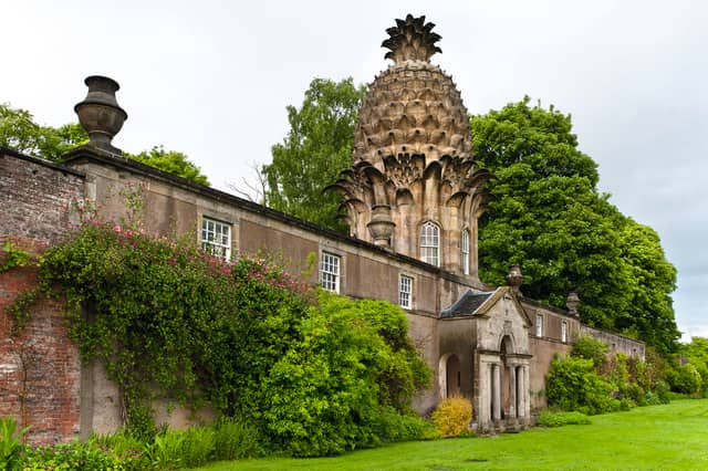 Built in 1761 by the Earl of Dunmore, the Pineapple near Airth served as his summerhouse. Scotland’s most famous folly, visitors can enjoy walks around the former curling pound and woodland.