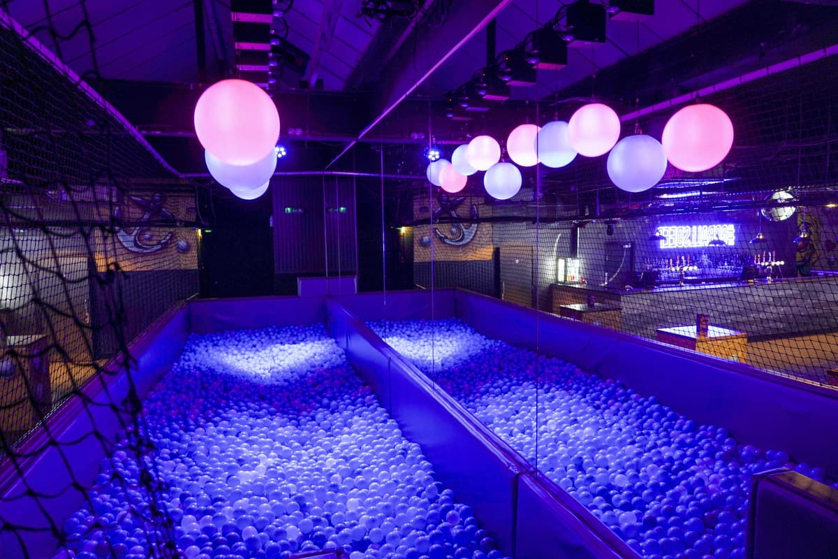 Billy Pit Billy Big Balls: Adult ball pit bar closes
