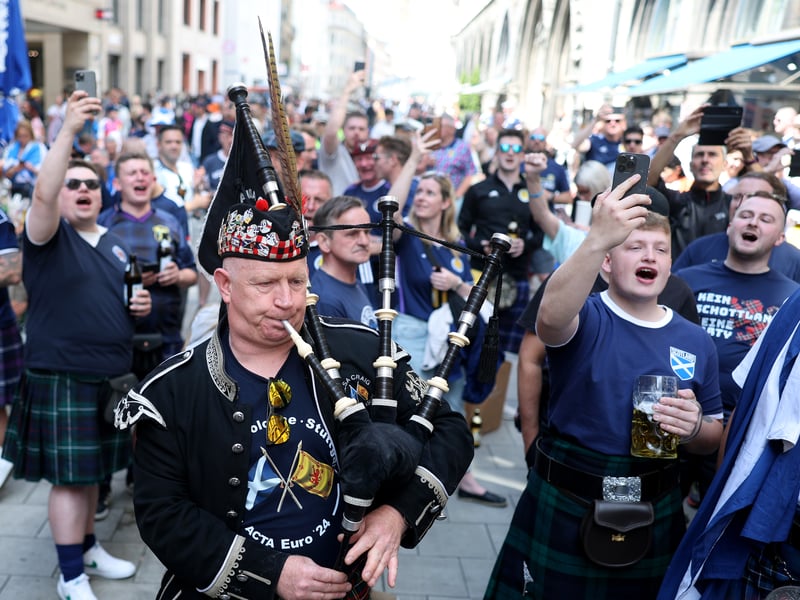 The Scotland fans have been in excellent voice in Germany.