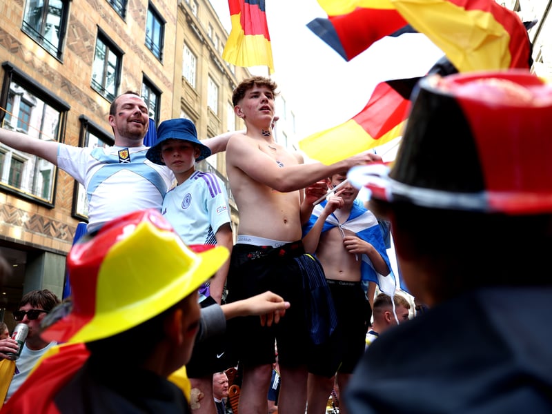 Will the Saltire be flying above the German flag tonight?