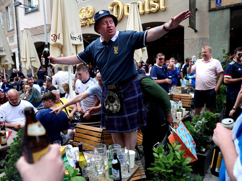 Keeping upright can be tough after a few jars ...