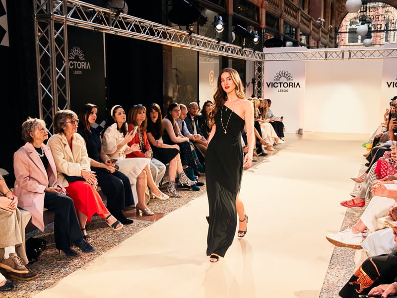 John Lewis was featured in the show at Yorkshire's leading fashion destination.