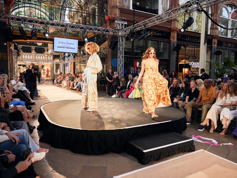 The theme for this look from Harvey Nichols was Sicilian Summer.