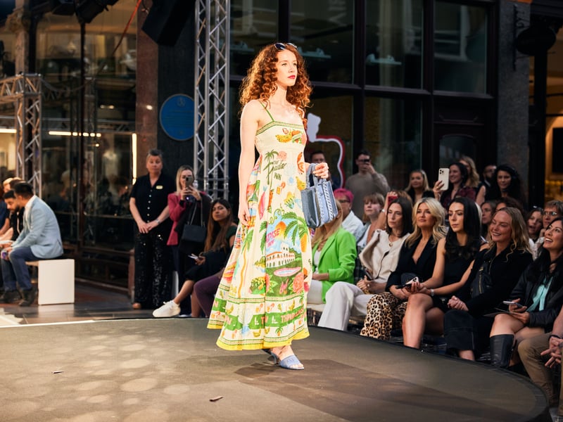 Designs from Harvey Nichols were showcased.