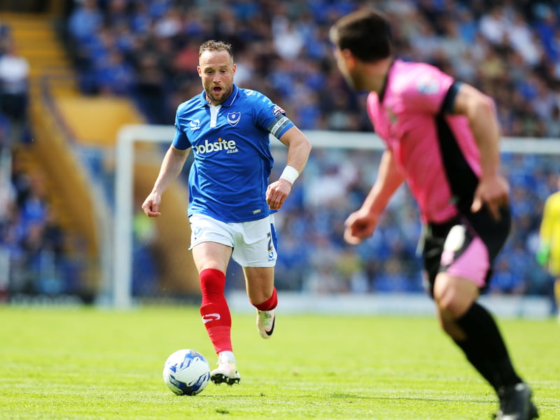 For one year, Davies was a hugely popular Fratton Park figure at right-back under Paul Cook, earning himself runner-up to Michael Doyle in the 2015-16 The News/Sports Mail’s Player of the Season.
His affection was cemented on his debut when running half the length of the pitch to close down Dagenham & Redbridge’s goalkeeper in the opening day 3-0 success in August 2015.
Initially a triallist, the former Sheffield United man was handed a contract by Paul Cook in the summer of 2015 and was largely first choice as the Blues reached the League Two play-off semi-finals.
However, a new deal couldn’t be agreed in the summer of 2016 and Davies instead moved to Grimsby.
