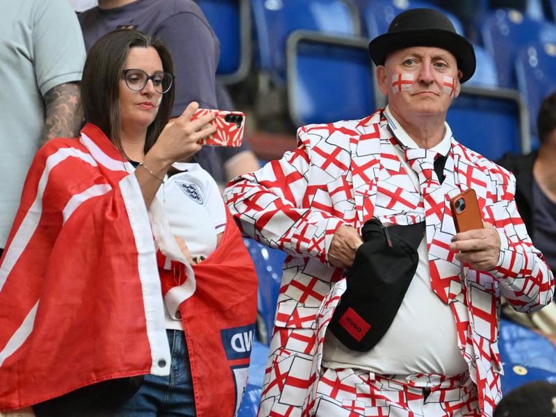 Some England fans went above and beyond with their outfits!