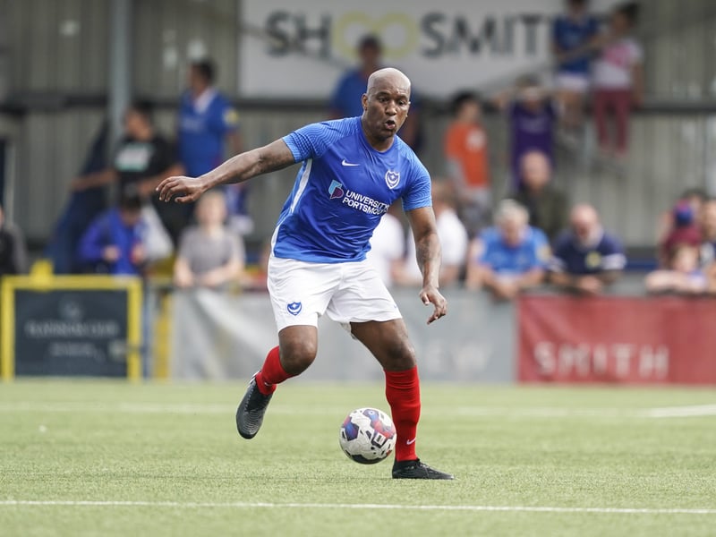 Former Liverpool defender Andre Wisdom featured twice for Pompey in pre-season in the summer of 2022. The defender's last club was Warrington Town.