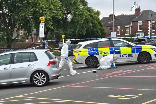 Rotherham murder investigation after bloodstains seen on car bonnet