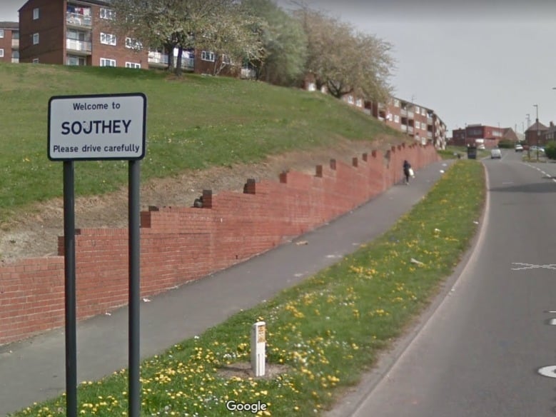14th: Southey Green West had 12.5 neighbourhood-level burglaries per 1,000 households, and a total of 50 overall, between December 2023 and November 2024. Photo: Google.