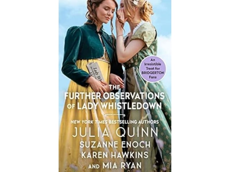 Completing our top 10 is the first in the Lady Whistledown series - The Further Observations of Lady Whistledown. Published in 2003 it scores an average rating of 3.97 from 11,778 reviews. "When the scandalous actions of his beautiful fiancée are recorded in Lady Whistledown’s column, a concerned groom-to-be rushes back to London to win his lady’s heart once and forever, in Suzanne Enoch’s enchanting romantic gem. Karen Hawkins captivates with an enduring story of a handsome rogue whose lifelong friendship—and his heart—are tested when the lovely lady in question sets her cap for someone else. A dazzling and delightful tale by Mia Ryan has a young woman cast out of her home by an insufferable yet charming marquis—who intends to take possession not only of the house...but its former occupant as well!"