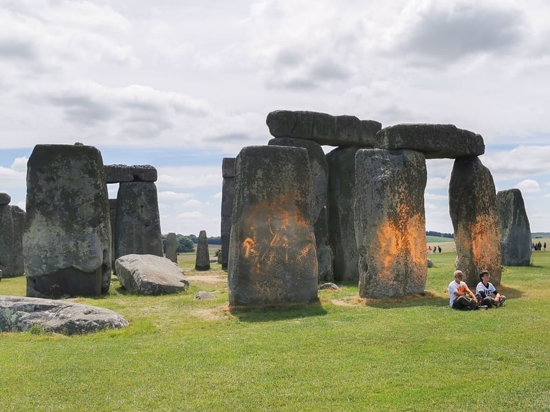 The incident happened on Wednesday about 12pm, the day before the summer solstice is celebrated at Stonehenge, which is the heart of a World Heritage site