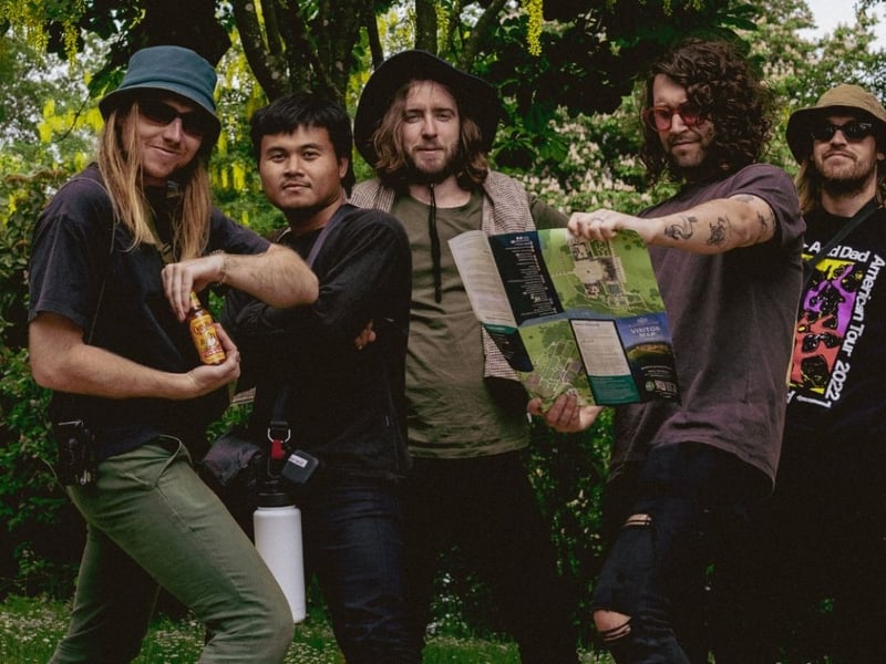Aussie band Psychedelic Porn Crumpets have the best name at this year's TRNSMT and it's pleasing that they sound...exactly how you think they will. They're a perfect choice to get the party started on King Tut's Stage at 12noon on Saturday.