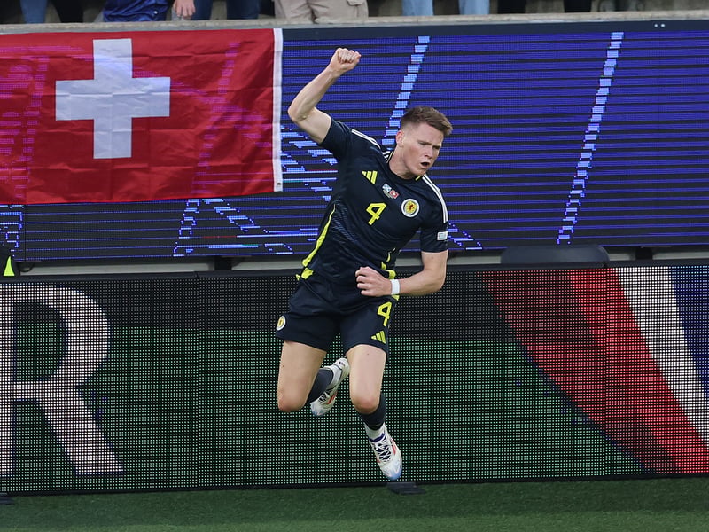 His effort was deflected in by Fabian Schar for the opener. Drove forward and pressed, while also doing some dirty work in defence at set-plays. Did a proper smothering job on Swiss talisman Granit Xhaka and was the class bully, always aggressive and eager to be involved in all of Scotland's good work. Did pick up a yellow card for speaking to the referee without permission.