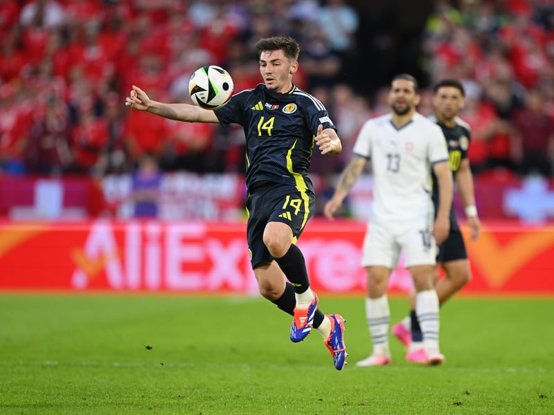 Got the start so many fans craved. First contribution to pass ball out of play, second was lovely flick to send Scotland on counter attack for opener. Some very neat moments on the ball but did fade as game wore on. Scotland's midfield did look slicker with him in it, though.