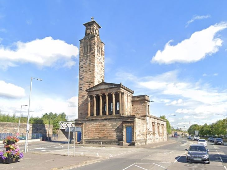 Designed by John Bair, who had formed a partnership with Alexander Thomson, the Caledonia Road Free Church is a neoclassical Greek Revival building. In the 1960s it was the subject of an arson attack leading to its partial demolition.
