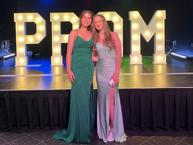 More friends make use of the prom signs