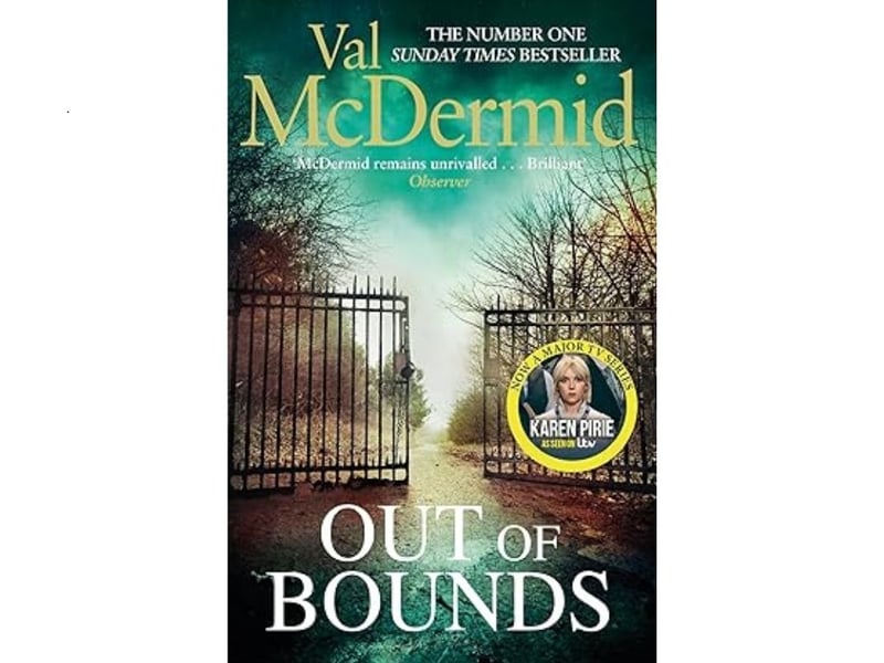 Seventh spot foes to the fourth Inspector Karen Pirie novel, Out of Bounds. The 2016 book has an average rating of 4.17 from 10,811 reviews. "When a teenage joyrider crashes a stolen car and ends up in a coma, a routine DNA test could be the key to unlocking the mystery of a twenty-year-old murder inquiry. Detective Chief Inspector Karen Pirie is an expert at solving the unsolvable. With each cold case closed, justice is served. So, finding the answer should be straightforward, but it's as twisted as the DNA helix itself. Meanwhile Karen finds herself irresistibly drawn to another case, one that she has no business investigating. And as she pieces together decades-old evidence, Karen discovers the most dangerous kinds of secrets. Secrets that someone is willing to kill for..."
