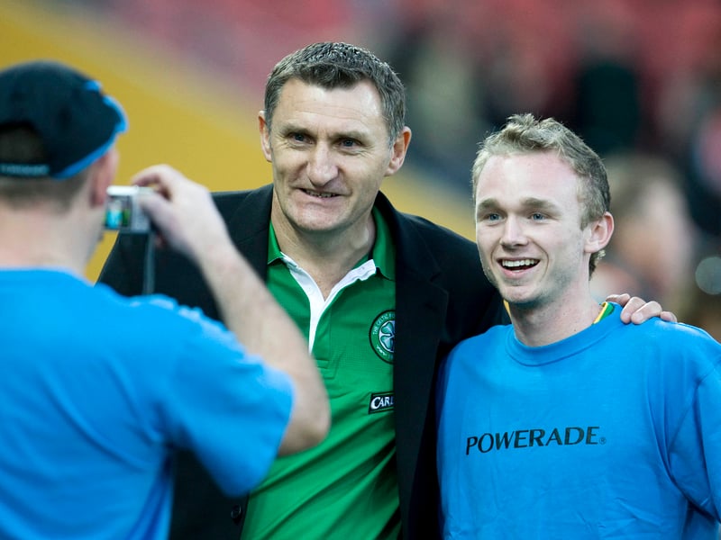 Then Celtic manager Tony Mowbray meets fans in Australia ahead of the 2009 friendly against Brisbane Roar.