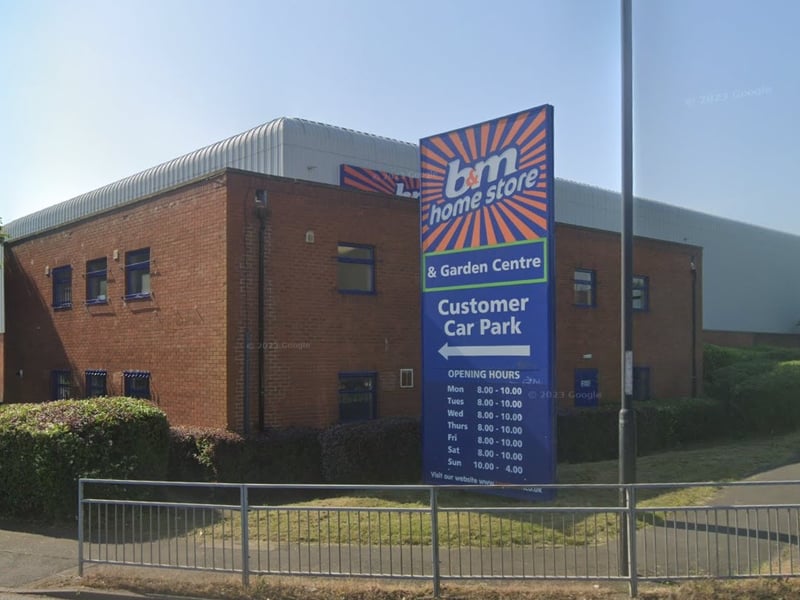 B&M Kingston Park was also given top marks last month.