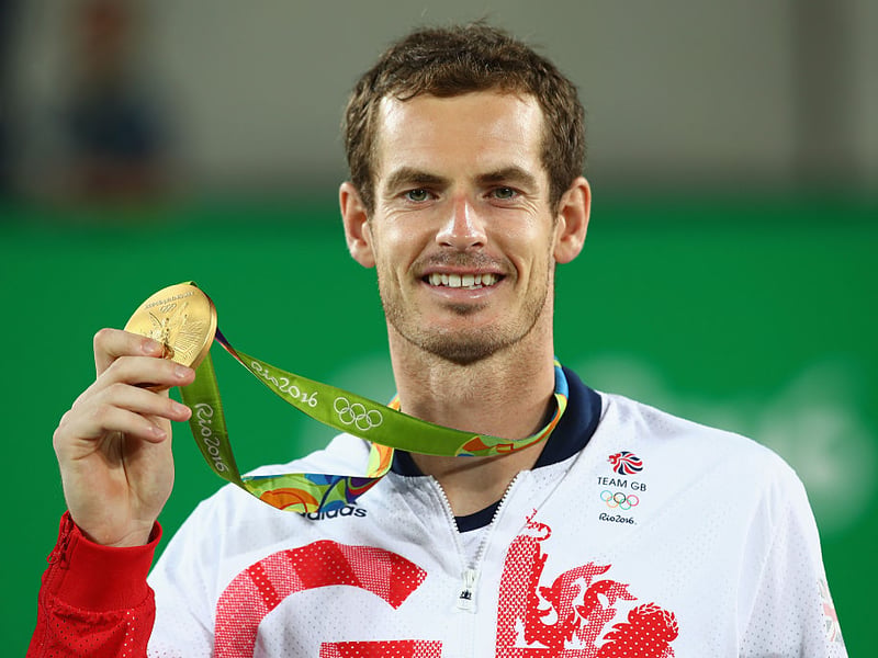Sir Andy Murray won back-to-back Men's Singles tennis gold medals at the 2012 London Olympics and Rio 2016. He also won a silver in the London Mixed Doubles tournament.