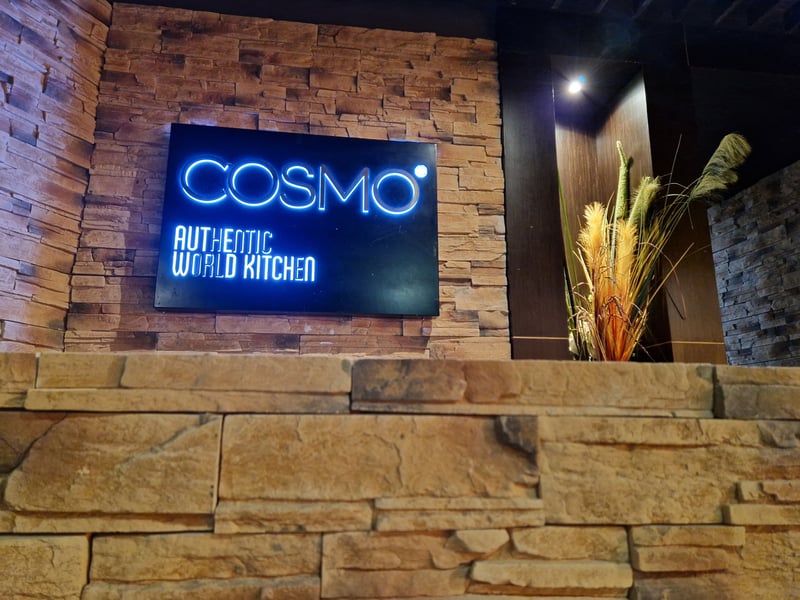 Cosmo Derby is a buffet restaurant that serves over a 100 dishes from its 15,000 square foot restaurant