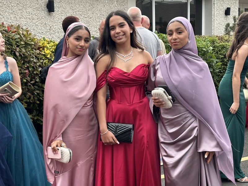 Three beautiful ladies outside Ribby Hall