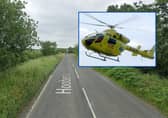 The collision took place on Hoober Lane in Hoober, Rotherham yesterday morning (July 2, 2024), with the first reports of the crash made to the emergency services at 9.30am.
Emergency services, including the air ambulance service attended