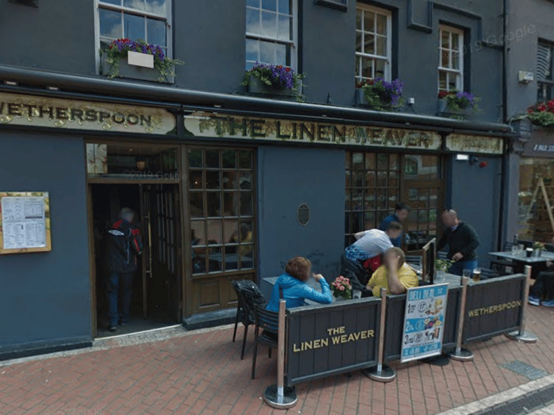 The Linen Weaver located on Paul Street in Cork, Ireland is currently up for sale, and has been on the market since October 2023. It is part of a joint sale of regional Irish Wetherspoons pubs.