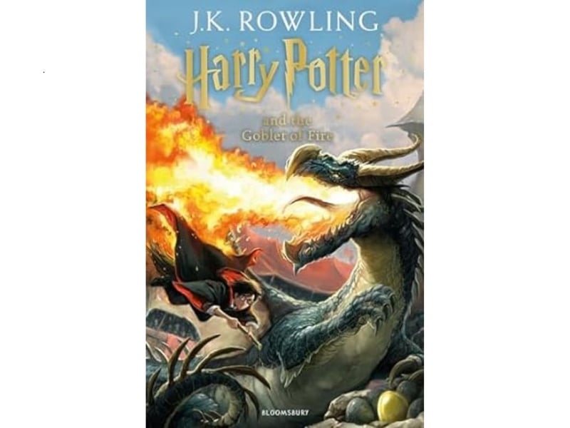 Book four of the Harry Potter comes third in our list. 2000's Harry Potter and the Goblet of Fire scores an average rating of 4.57 from 3,754,830 reviews. "The Triwizard Tournament is to be held at Hogwarts. Only wizards who are over seventeen are allowed to enter - but that doesn't stop Harry dreaming that he will win the competition. Then at Hallowe'en, when the Goblet of Fire makes its selection, Harry is amazed to find his name is one of those that the magical cup picks out. He will face death-defying tasks, dragons and Dark wizards, but with the help of his best friends, Ron and Hermione, he might just make it through - alive!"