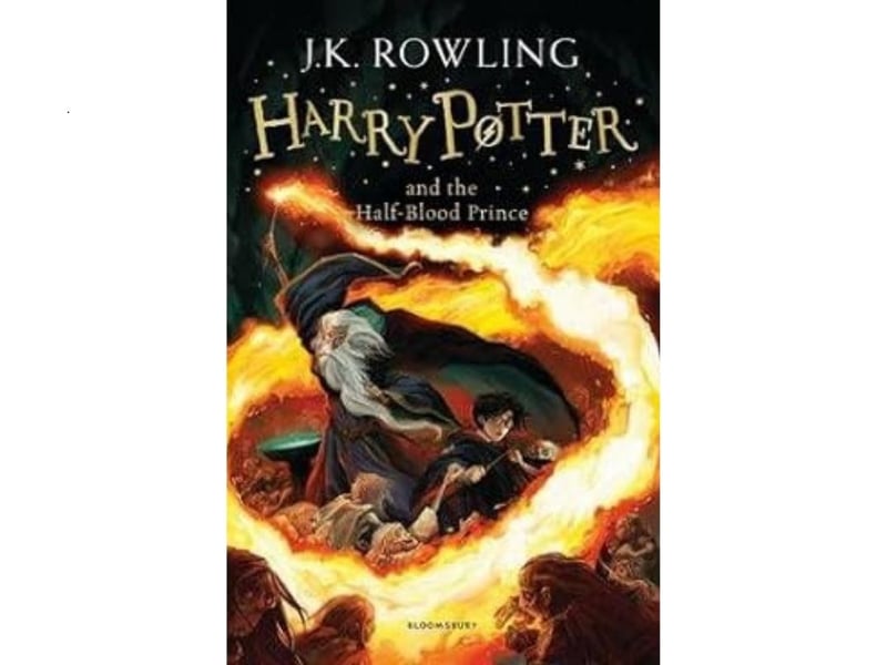 The sixth of J.K. Rowling's Harry Potter books, Harry Potter and the Half-Blood Prince, was published in 2005. It completes the top five, with an average rating of  
 4.58 from 3,321,021 reviews. "When Dumbledore arrives at Privet Drive one summer night to collect Harry Potter, his wand hand is blackened and shrivelled, but he does not reveal why. Secrets and suspicion are spreading through the wizarding world, and Hogwarts itself is not safe. Harry is convinced that Malfoy bears the Dark Mark: there is a Death Eater amongst them. Harry will need powerful magic and true friends as he explores Voldemort's darkest secrets, and Dumbledore prepares him to face his destiny."