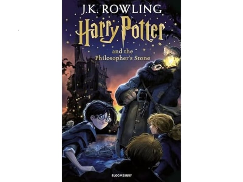 The book that started it all takes seventh place - Harry Potter and the Philosopher's Stone (or the Sorcerer’s Stone if you are an American Potter fan). Published in 1997, it scores an average rating of 4.47 from 10,210,890 reviews. "Harry Potter has never even heard of Hogwarts when the letters start dropping on the doormat at number four, Privet Drive. Addressed in green ink on yellowish parchment with a purple seal, they are swiftly confiscated by his grisly aunt and uncle. Then, on Harry's eleventh birthday, a great beetle-eyed giant of a man called Rubeus Hagrid bursts in with some astonishing news: Harry Potter is a wizard, and he has a place at Hogwarts School of Witchcraft and Wizardry. An incredible adventure is about to begin!"
