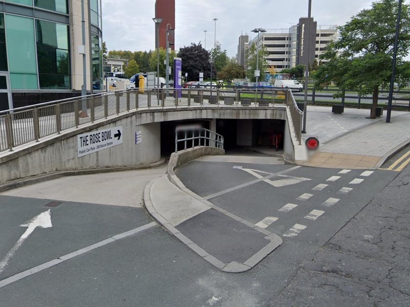 Rose Bowl (uncovered and covered) - £3.60. Location: Portland Crescent, Leeds, LS1 3HB.