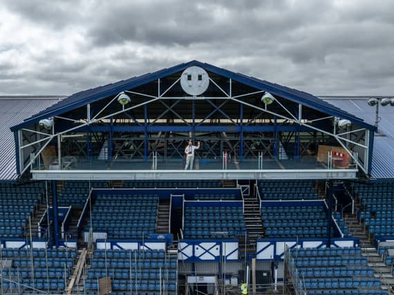 The sensational images and drone footage showcasing Portsmouth’s completed South Stand gantry and ongoing £15m Fratton Park overhaul - from drone photography specialist Marcin Jedrysiak (MJ Photography -https://www.marcinjedrysiakphotography.com/).