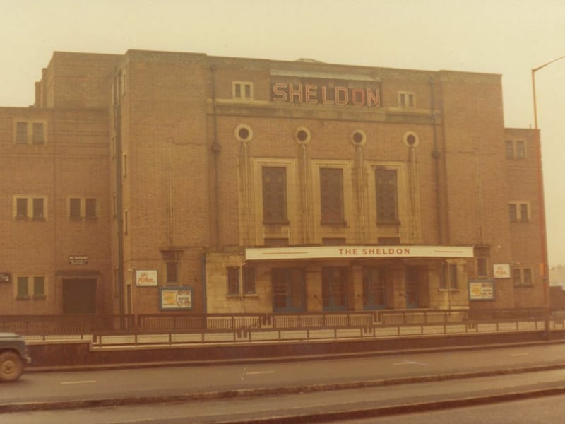 The Sheldon, a single-screen cinema with a capacity of 1500, opened on October 10th, 1937. It attracted audiences with its unique offerings, , such as ice creams from Midlands Counties Dairy and advanced systems. In 1976, despite local opposition, plans were made to replace it with a new cinema, store, and hotel. It closed on November 26th, 1977 for a supermarket, with its final screening being Orca (1977).