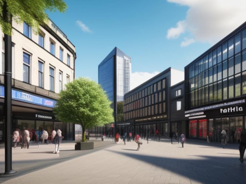 Could you picture yourself taking a stroll through Preston city centre in Picsart's vision for 2035?